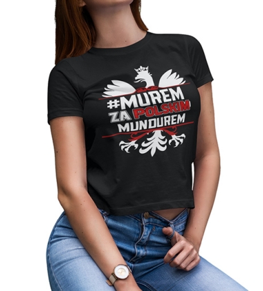 Koszulka damska MUREM ZA POLSKIM MUNDUREM 5